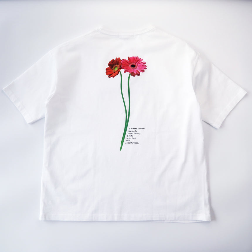GERBERA プリント Tシャツ