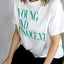 YOUNG AND INNOCENT プリント Tシャツ