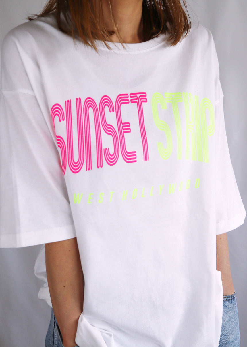 SUNSET STRIP プリント Tシャツ