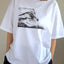 LAZYCATプリント Tシャツ