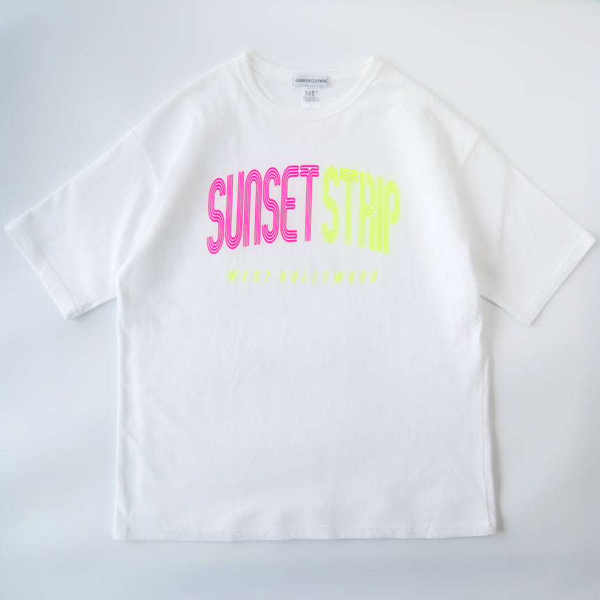 SUNSET STRIP プリント Tシャツ