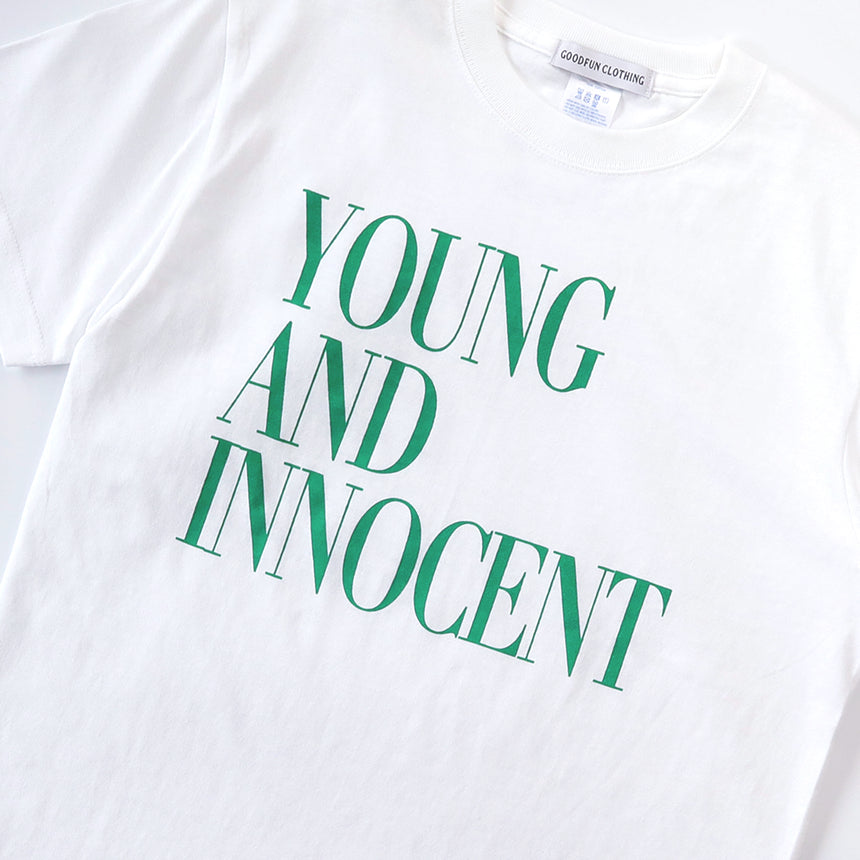 YOUNG AND INNOCENT プリント Tシャツ