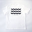 Wave icon プリント Tシャツ